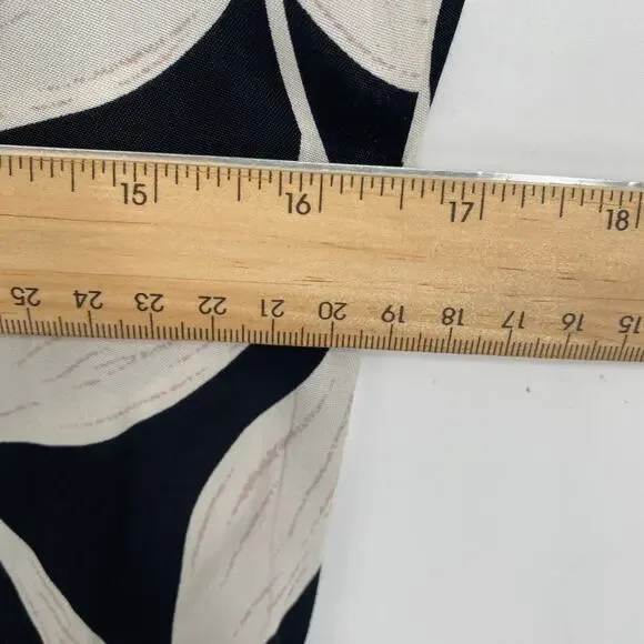 MNG Jumpsuit Woman's XS Palm Leaf Resortwear Vacation Cruise Coastal Waist Tie - Picture 9 of 10